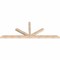 Ekena Millwork Saratoga Smooth Timber Gable Bracket, Douglas Fir, 96"W x 36"H x 3 1/2"D x 3 1/2"F, 9/12 Pitch GBW096X36X0404SAR00SDF - alternate 5